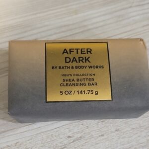 Bath & Body Works After Dark Shea Butter Cleansing Bar - Black and Gold